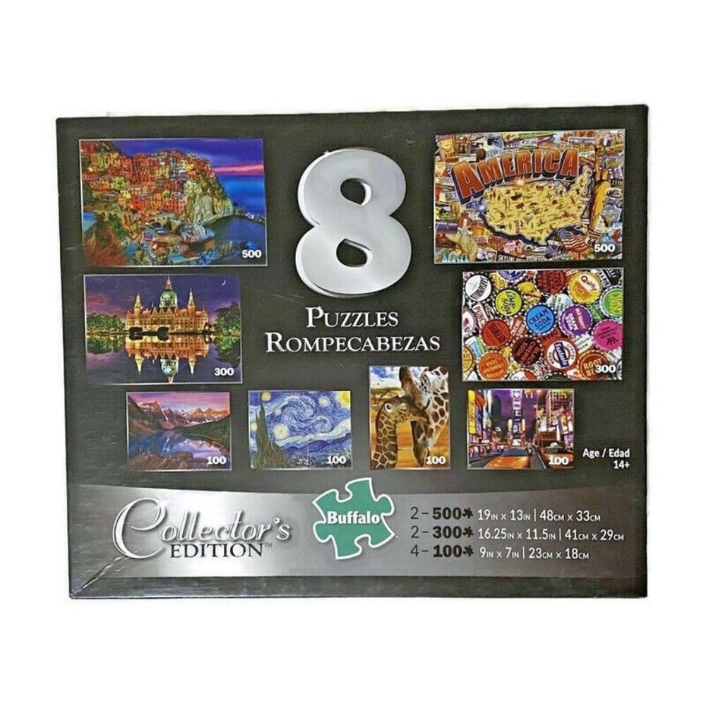 Buffalo‎ Collectors Edition 8 Jigsaw Puzzles